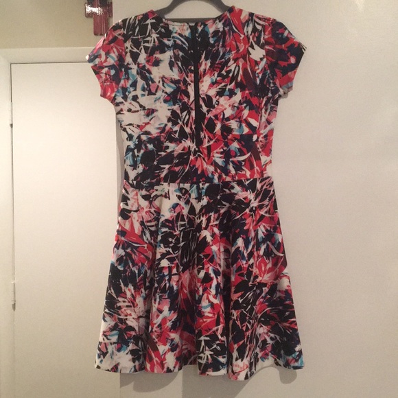 Parker Pink & Blue Dress - Picture 3 of 8